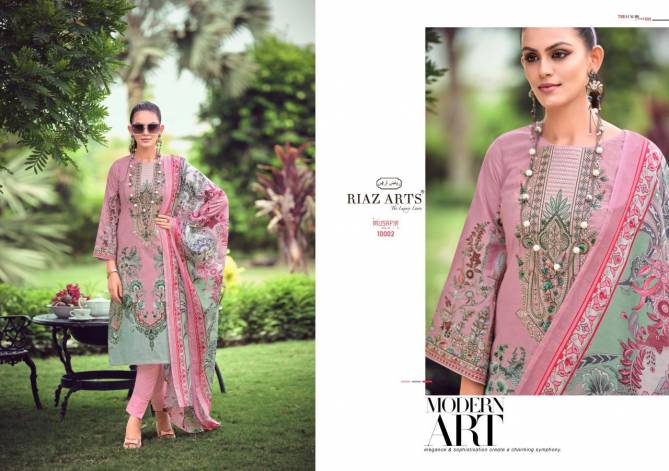 Musafir Vol 10 By Riaz Arts Printed Karachi Cotton Dress Material Wholesale Shop In Surat
